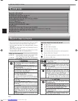 Предварительный просмотр 2 страницы Mitsubishi Electric MFZ-FB50VA Operating Instructions Manual