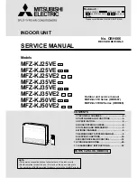 Preview for 1 page of Mitsubishi Electric MFZ-KJ25VE Service Manual