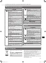 Предварительный просмотр 17 страницы Mitsubishi Electric MFZ-KW25VG Operating Instructions Manual