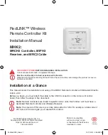 Preview for 1 page of Mitsubishi Electric MHK2 Installation Manual