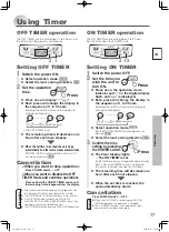 Preview for 17 page of Mitsubishi Electric MJ-E100AR-H Instruction Manual