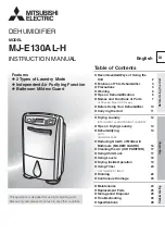 Preview for 1 page of Mitsubishi Electric MJ-E130AL-H Instruction Manual