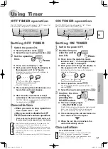 Предварительный просмотр 17 страницы Mitsubishi Electric MJ-E160HR-H Instruction Manual