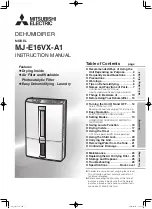 Preview for 1 page of Mitsubishi Electric MJ-E16VX-A1 Instruction Manual