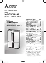 Предварительный просмотр 1 страницы Mitsubishi Electric MJ-E16VX-A1 Instruction Manual