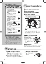 Предварительный просмотр 6 страницы Mitsubishi Electric MJ-E16VX-A1 Instruction Manual