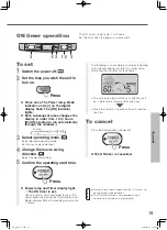 Preview for 19 page of Mitsubishi Electric MJ-E16VX-A1 Instruction Manual