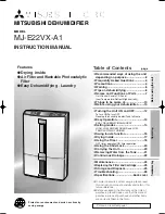 Preview for 1 page of Mitsubishi Electric MJ-E22VX-A1 Instruction Manual