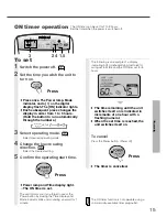 Preview for 15 page of Mitsubishi Electric MJ-E26SX-A1 Instruction Manual