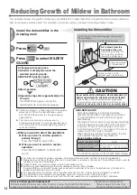 Предварительный просмотр 14 страницы Mitsubishi Electric MJ-E80EX-H Instruction Manual