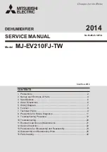 Preview for 1 page of Mitsubishi Electric MJ-EV210FJ-TW Service Manual