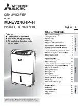 Mitsubishi Electric MJ-EV240HP-H Instruction Manual preview