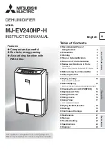 Preview for 1 page of Mitsubishi Electric MJ-EV240HP-H Instruction Manual