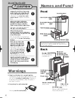 Preview for 6 page of Mitsubishi Electric MJ-EZ6CX-H Instruction Manual