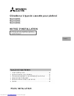 Предварительный просмотр 21 страницы Mitsubishi Electric MLZ-KA25VA Installation Manual