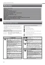 Предварительный просмотр 2 страницы Mitsubishi Electric MLZ-KA25VA Operating Instructions Manual