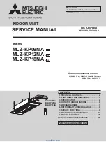 Mitsubishi Electric MLZ-KP09NA Service Manual предпросмотр