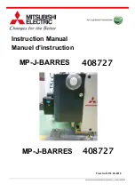 Preview for 1 page of Mitsubishi Electric MP-J-BARRES Instruction Manual