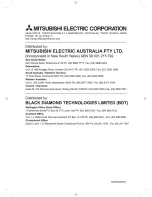 Preview for 10 page of Mitsubishi Electric MR-260X Series Operating Instructions Manual