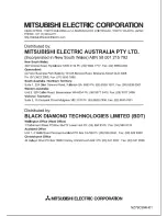 Предварительный просмотр 12 страницы Mitsubishi Electric MR-385E Series Operating Instructions Manual