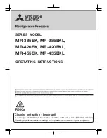 Mitsubishi Electric MR-385EK Operating Instructions Manual preview