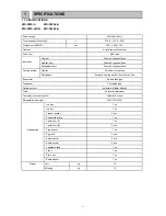 Preview for 2 page of Mitsubishi Electric )MR-385SL-W-A(NZ) Service Manual