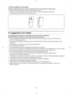 Предварительный просмотр 8 страницы Mitsubishi Electric MR-385U Series Operating Instructions Manual