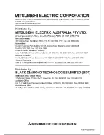 Предварительный просмотр 12 страницы Mitsubishi Electric MR-506EL Series Operating Instructions Manual