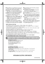 Preview for 12 page of Mitsubishi Electric MR-508EK Series Operating Instructions Manual