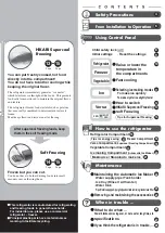 Preview for 3 page of Mitsubishi Electric MR-B42R Operating Instructions Manual