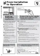 Preview for 6 page of Mitsubishi Electric MR-B42R Operating Instructions Manual