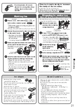 Preview for 21 page of Mitsubishi Electric MR-B42R Operating Instructions Manual