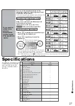 Preview for 27 page of Mitsubishi Electric MR-B42R Operating Instructions Manual