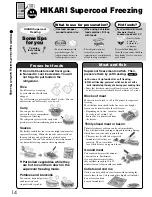 Предварительный просмотр 14 страницы Mitsubishi Electric MR-B42S Operating Instructions Manual