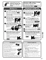 Предварительный просмотр 21 страницы Mitsubishi Electric MR-B42S Operating Instructions Manual