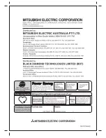 Preview for 12 page of Mitsubishi Electric MR-BF290C Operating Instrucktions