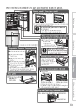 Предварительный просмотр 13 страницы Mitsubishi Electric MR-CGX328ER Operating Instructions Manual