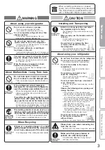 Preview for 3 page of Mitsubishi Electric MR-CGX450ER Operating Instructions Manual