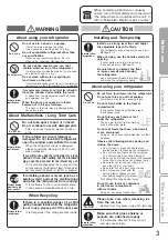 Preview for 3 page of Mitsubishi Electric MR-CGX492EP Operating Instructions Manual