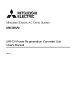 Preview for 1 page of Mitsubishi Electric -MR-CV User Manual