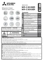 Mitsubishi Electric MR-CX328ER Operating Instructions Manual предпросмотр