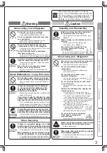 Предварительный просмотр 3 страницы Mitsubishi Electric MR-CX35EM Operating Instructions Manual