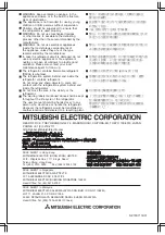 Предварительный просмотр 38 страницы Mitsubishi Electric MR-CX35EM Operating Instructions Manual