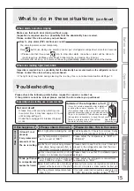 Preview for 15 page of Mitsubishi Electric MR-CX35EN Operating Instructions Manual