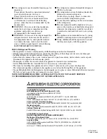 Preview for 36 page of Mitsubishi Electric MR-E62S Operating Instructions Manual