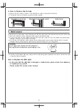 Preview for 9 page of Mitsubishi Electric MR-FX43EN Series Operating Instructions Manual