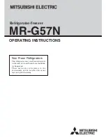 Mitsubishi Electric MR-G57N Operating Instructions Manual preview