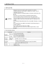 Предварительный просмотр 22 страницы Mitsubishi Electric MR-J2-03B5 Instruction Manual