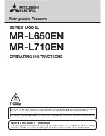 Mitsubishi Electric MR-L650EN series Operating Instructions Manual предпросмотр