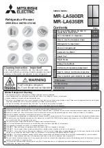 Mitsubishi Electric MR-LA580ER Series Operating Instructions Manual предпросмотр